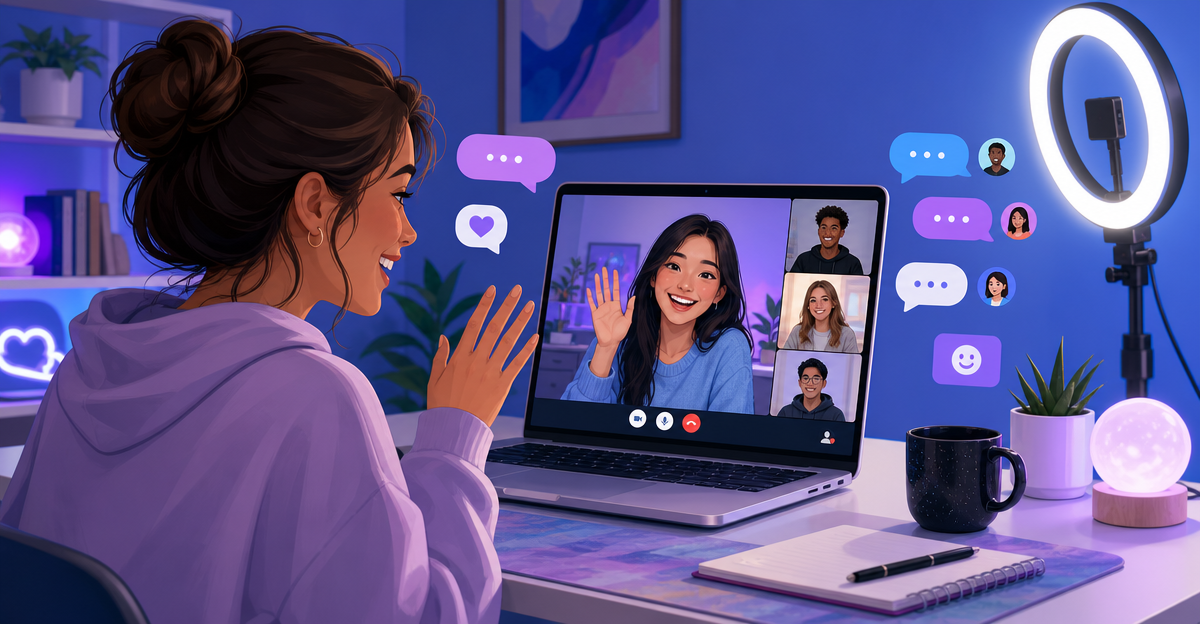 Videochat en 2025: guía completa para brillar en pantalla y conectar de verdad